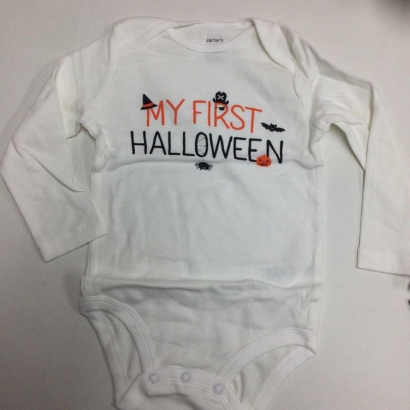 Carter's My 1st Halloween Outfit Baby Toddler 6 Months Boy Girl Unisex 2 Pc - Picture 2 of 5